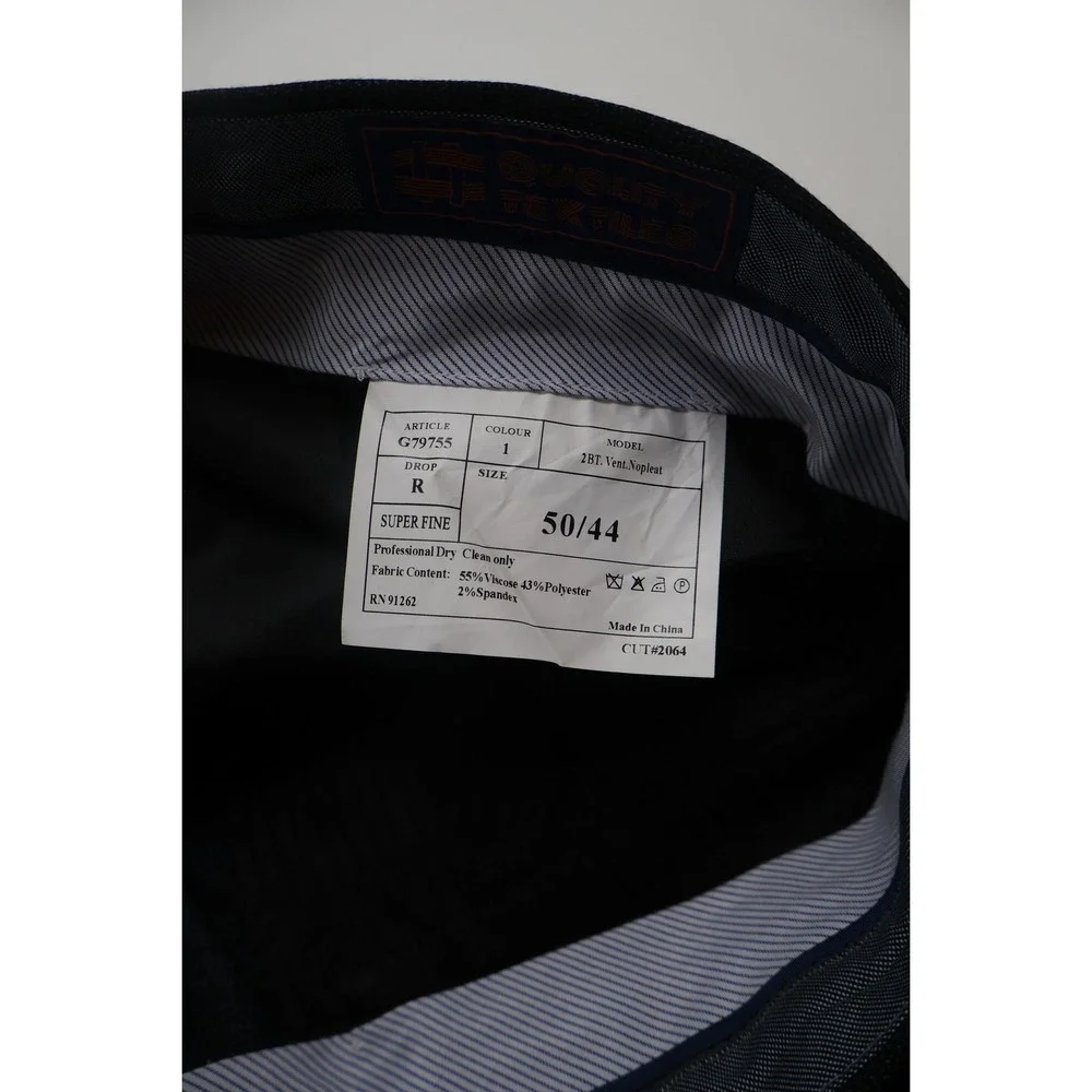 Giorgio Fiorelli Suit 2BT Vent Nopleat Blue Plaid 50/44 NWT